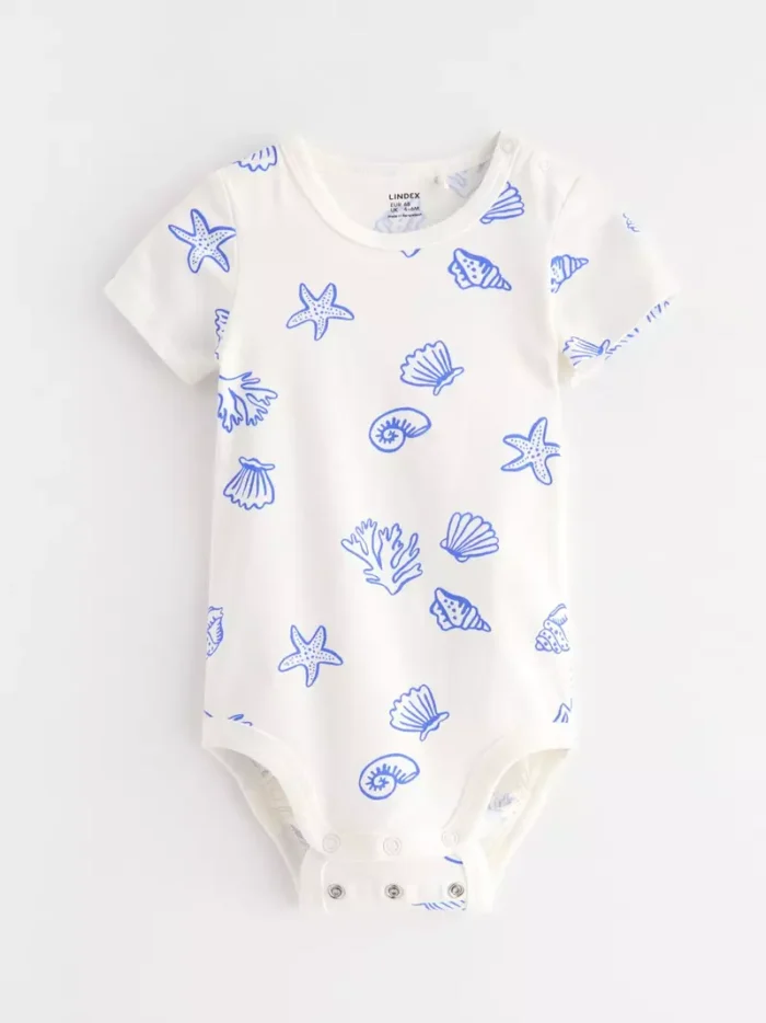 Short-sleeved bodysuit