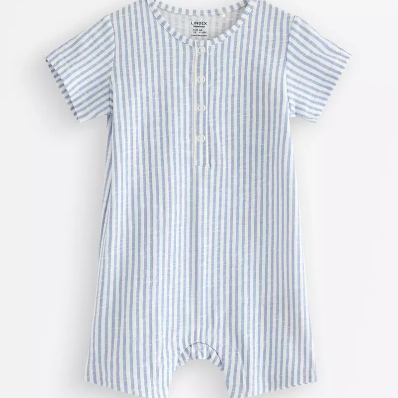 Romper in slub jersey